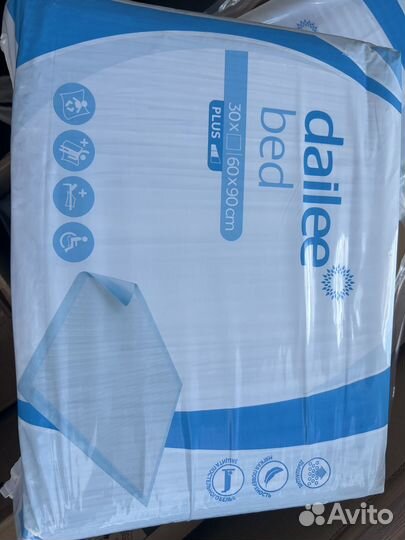 Пеленки одноразовые 60х90 30 штук