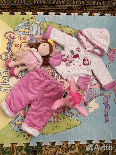 Костюм для девочки теплый Nannette 6-9 месяцев