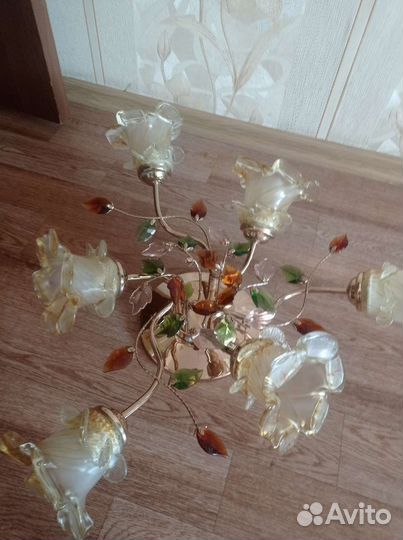 Люстра потолочная бу