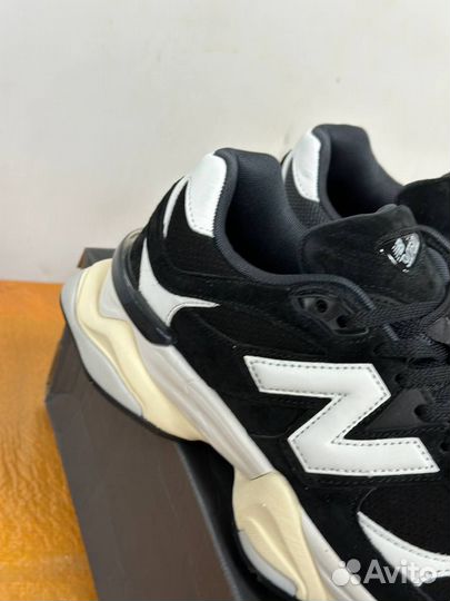 Кроссовки new balance 9060 черно белые