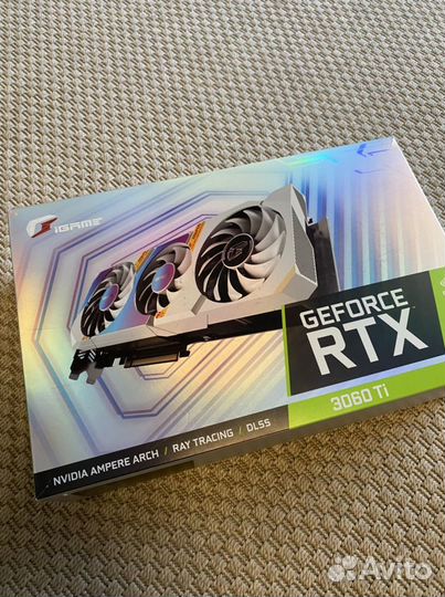 Видеокарта colorful GeForce rtx 3060 ti ultra w oc