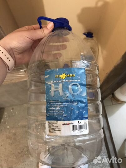 Баклажки 10шт из под дист.воды