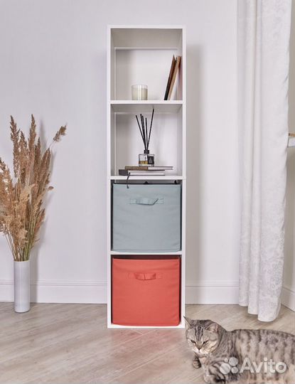 Новые стеллажи (тумбы). Цвет: белый