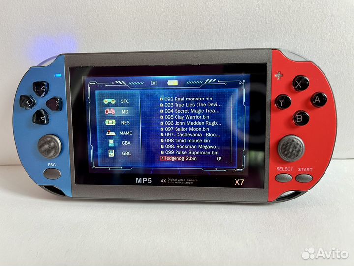 Приставка игровая мини ретро консоль X7 MP5,Dendy
