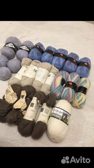 Пряжа пух. 80/20, Мохер Магик, мохер Ализе