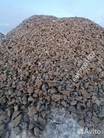 Щебень с доставкой от 15тонн