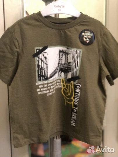 Футболки новые, 98