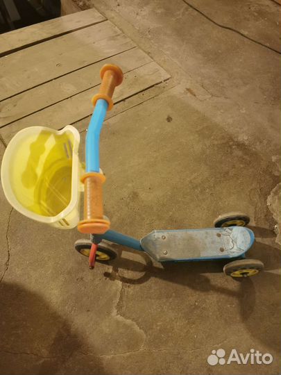 Самокат детский трехколесный