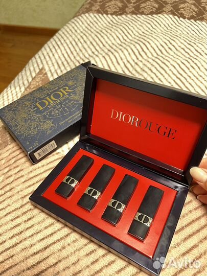 Набор мини помад dior rouge