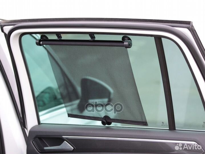 Шторки солнцезащитные выдвижные. рулонного типа