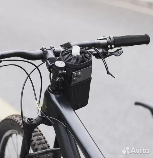 Велосипедная сумка «кормушка» на руль Rhinowalk