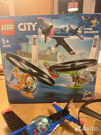 Lego city самолет вертолёты