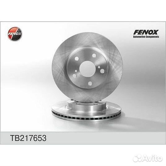 Диск тормозной передний Fenox TB217653