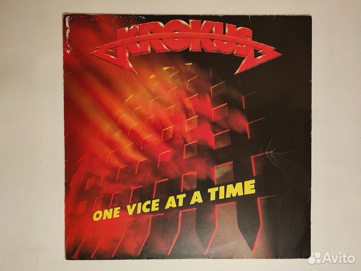 LP Krokus - One Vice AT A Time Germany Arista 1982