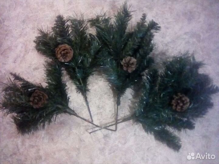 Ветки сосны искусственные