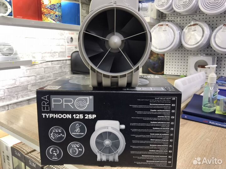 Канальный вентилятор typhoon 125 2 SP PRO