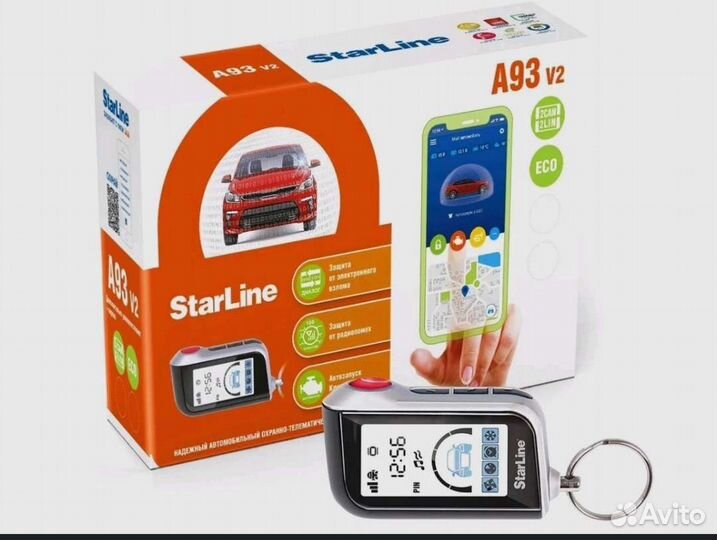 Starline A93 2can 2lin eco v2+установка