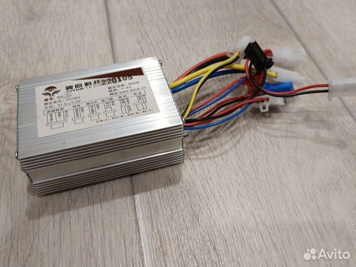 Контроллер 36v 800 Вт для dc моторов с 2 проводами