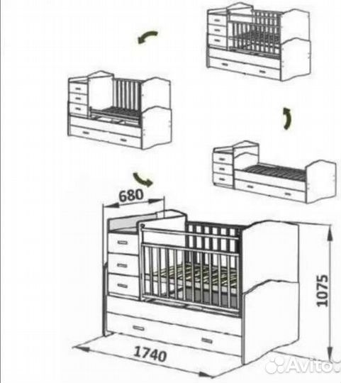 Кровать трансформер