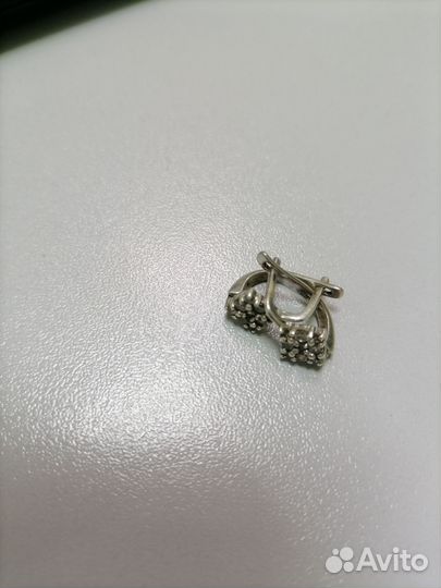 Серьги серебро