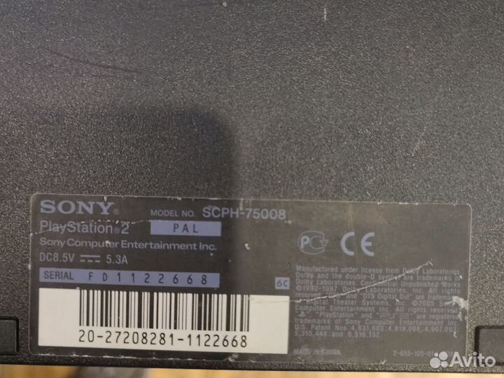 Игровая приставка Sony PlayStation PS1, PS2 slim