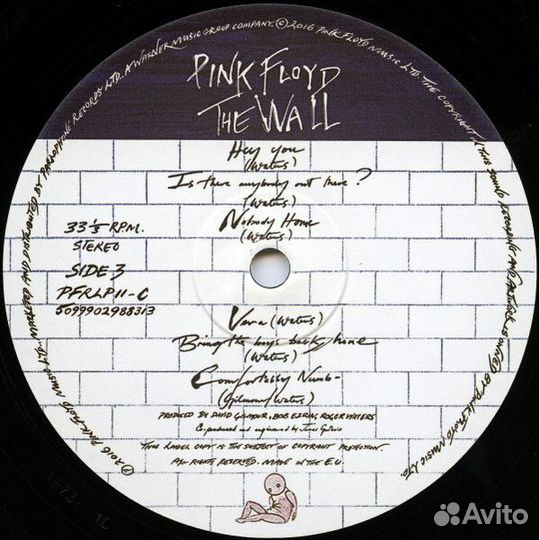 Pink Floyd – The Wall 2LP EU2016 (1979) новый