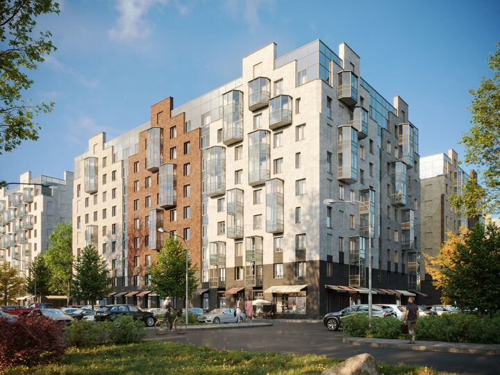 2-к. квартира, 45,6 м², 5/9 эт.