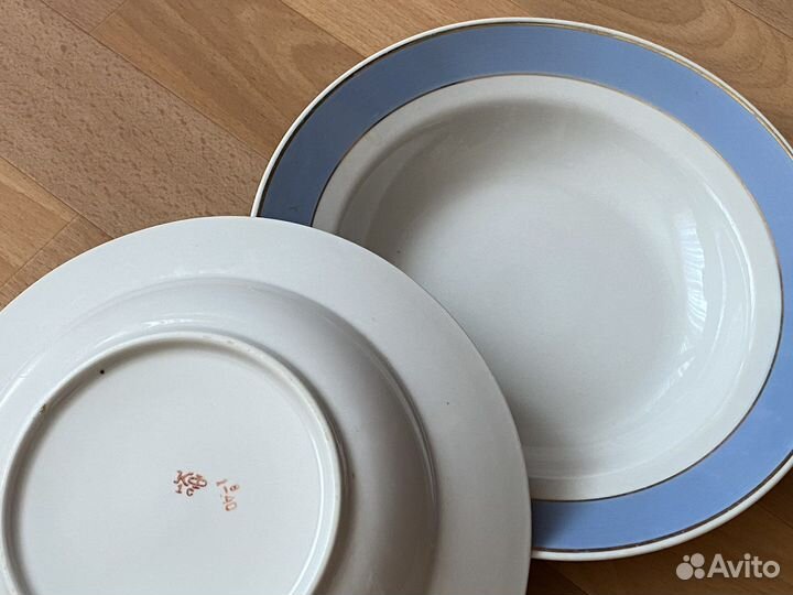 Тарелки фарфоровые разные СССР