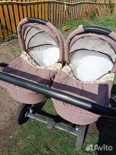 Коляска для двойни 2 в 1