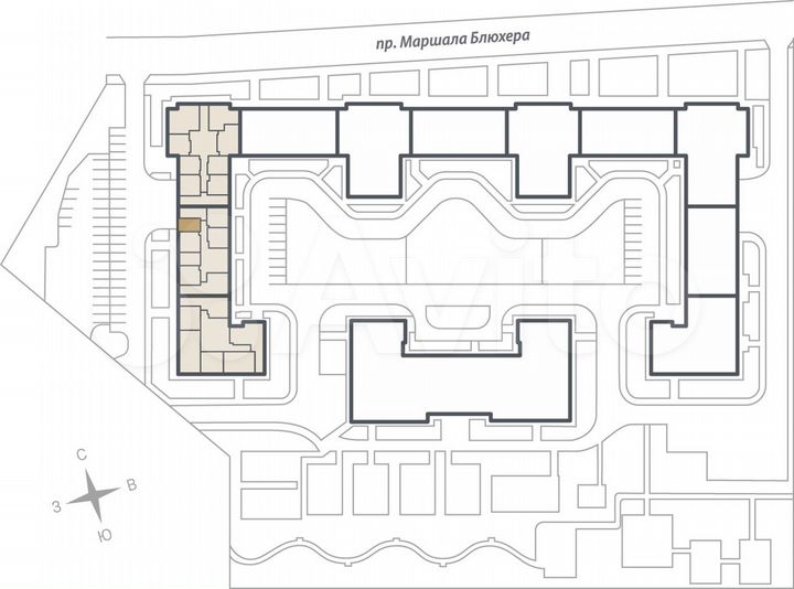 Квартира-студия, 23,8 м², 7/10 эт.