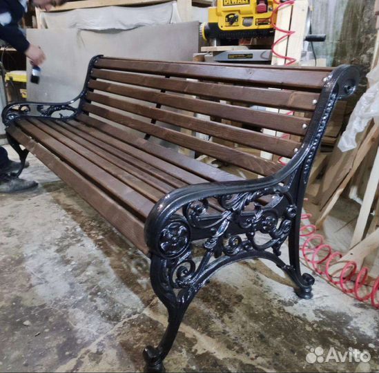 Скамейка чугунная садовая Балет