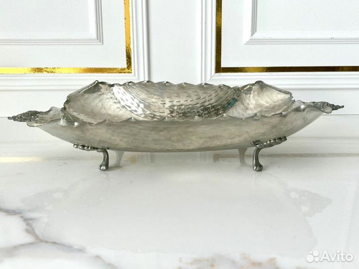 Ваза для фруктов олово бисквитница кувшин винтаж И