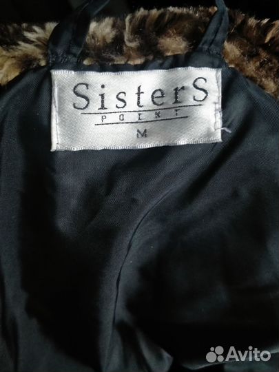 Леопардовая шуба короткая