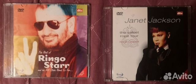 DVD - Ringo Starr / Janet Jackson -фирменные