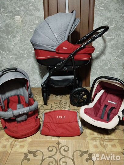 Коляска 3 в 1 Verdi zipy