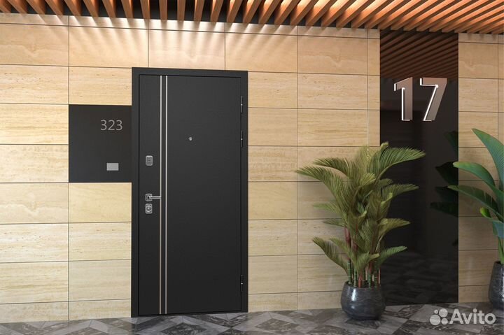 Дверь входная металлическая с шумоизоляцией