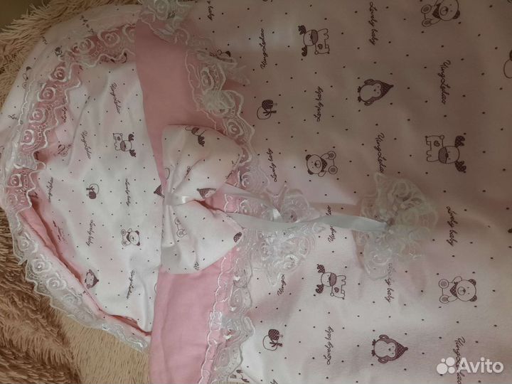 Конверт на выписку летний для девочки