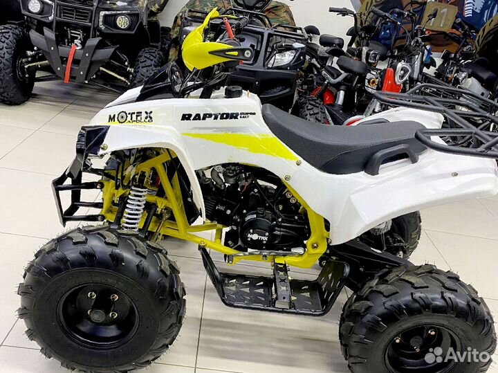 Квадроцикл Raptor Super LUX 125 Желтый