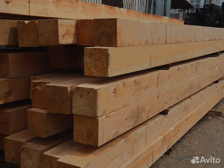 Доставка бруса из лиственницы по всей стране
