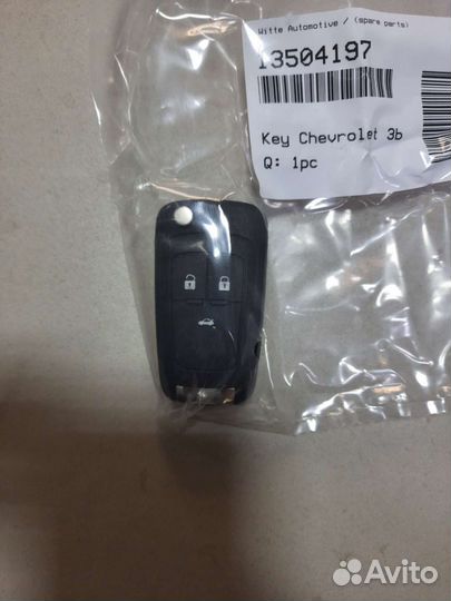 Заготовка ключа зажигания Chevrolet Cruze