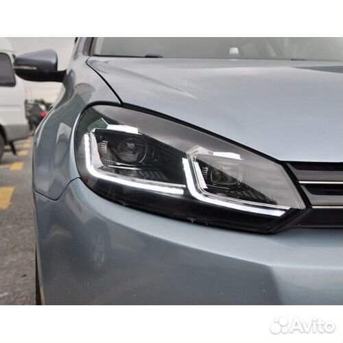 Фара golf 6 в стиле golf 7