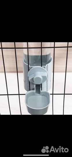 Поилка с миской в клетку
