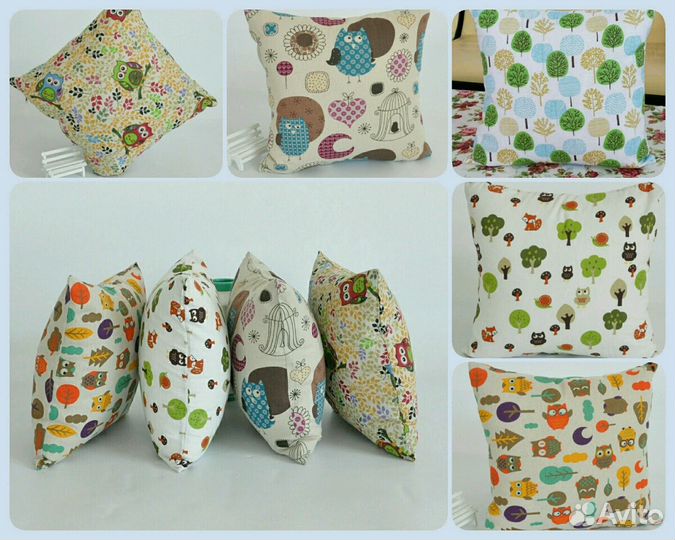 Наволочки для интерьерных подушек новые