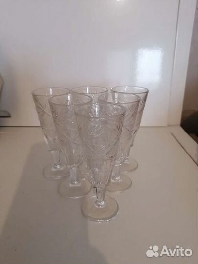 Хрустальные фужеры бокалы СССР