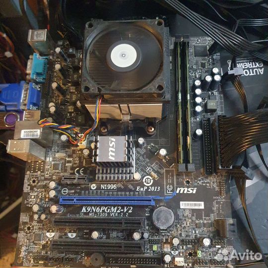 Мать MSI 7309 + 4 ядра+4гб озу