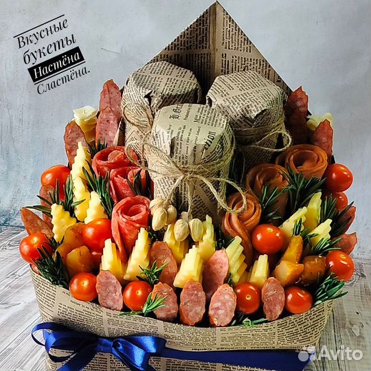 Съедобные букеты для мужчин