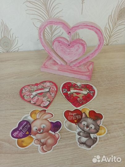 Гипсовые парные сердца