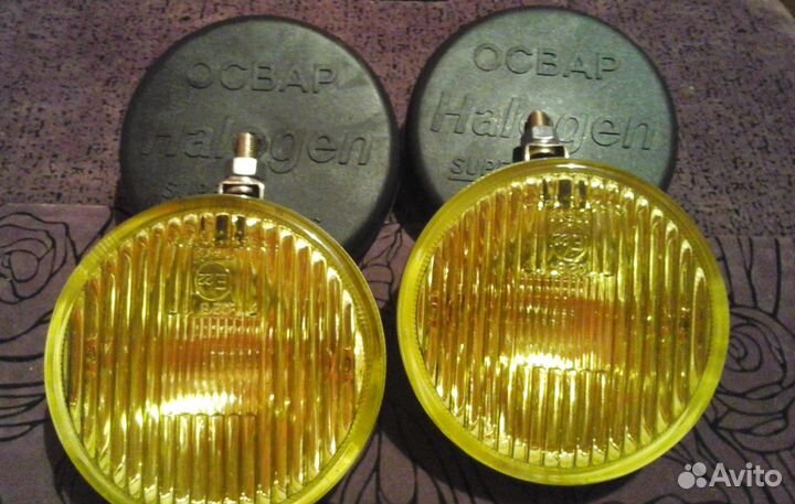 Фара противотуманная круглая жёлтая (Освар)