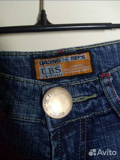 Винтажные джинсы клеш 42 размер