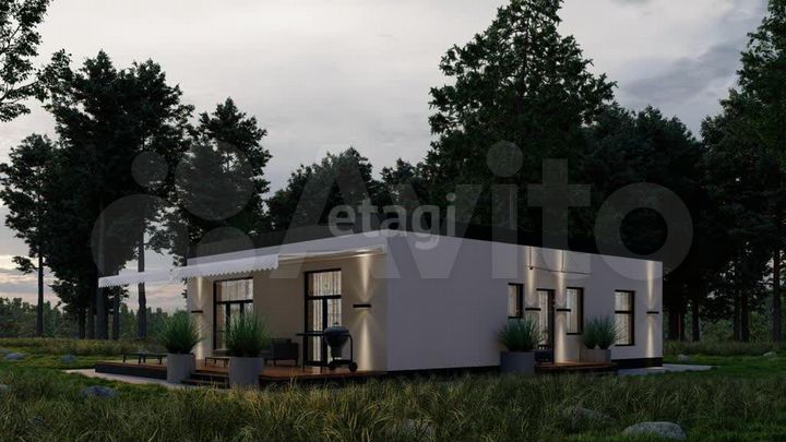 Дом 123 м² на участке 9,5 сот.